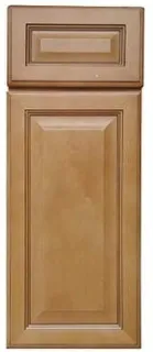 Raised Candelite glazed raised-panel door