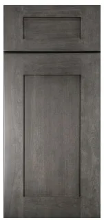 Smoked Gray Shaker panel door